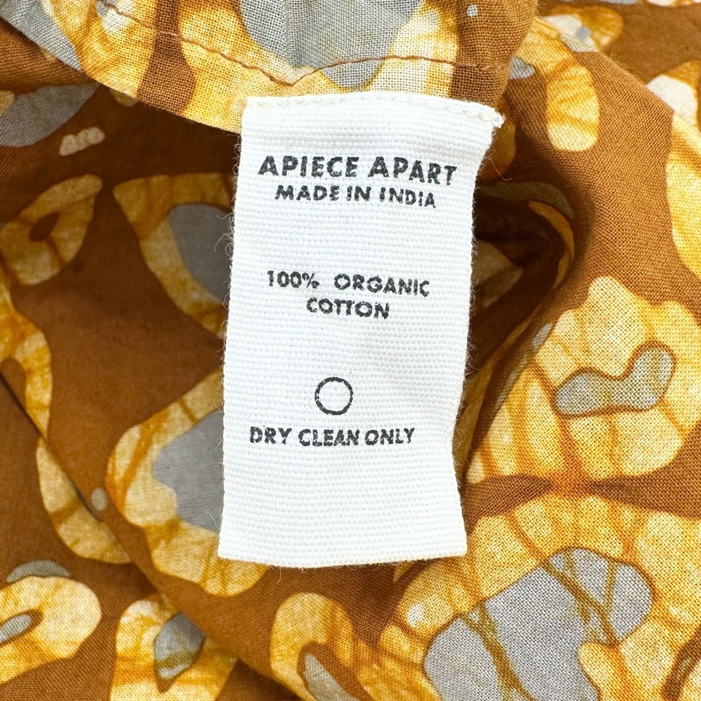 APIECE APART Glicina Maxi Dress Floras Dabu Spice - Picture 13 of 14